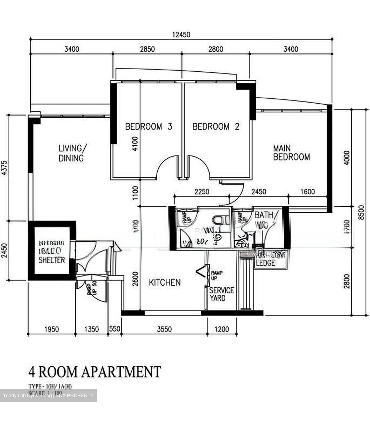Blk 571B Champions Court (Woodlands), HDB 4 Rooms #572056711